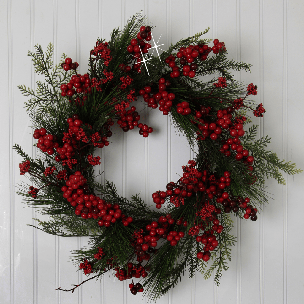 One example of an Advent Wreath. Advent candles would be added for one celebration. Christ is the Light!