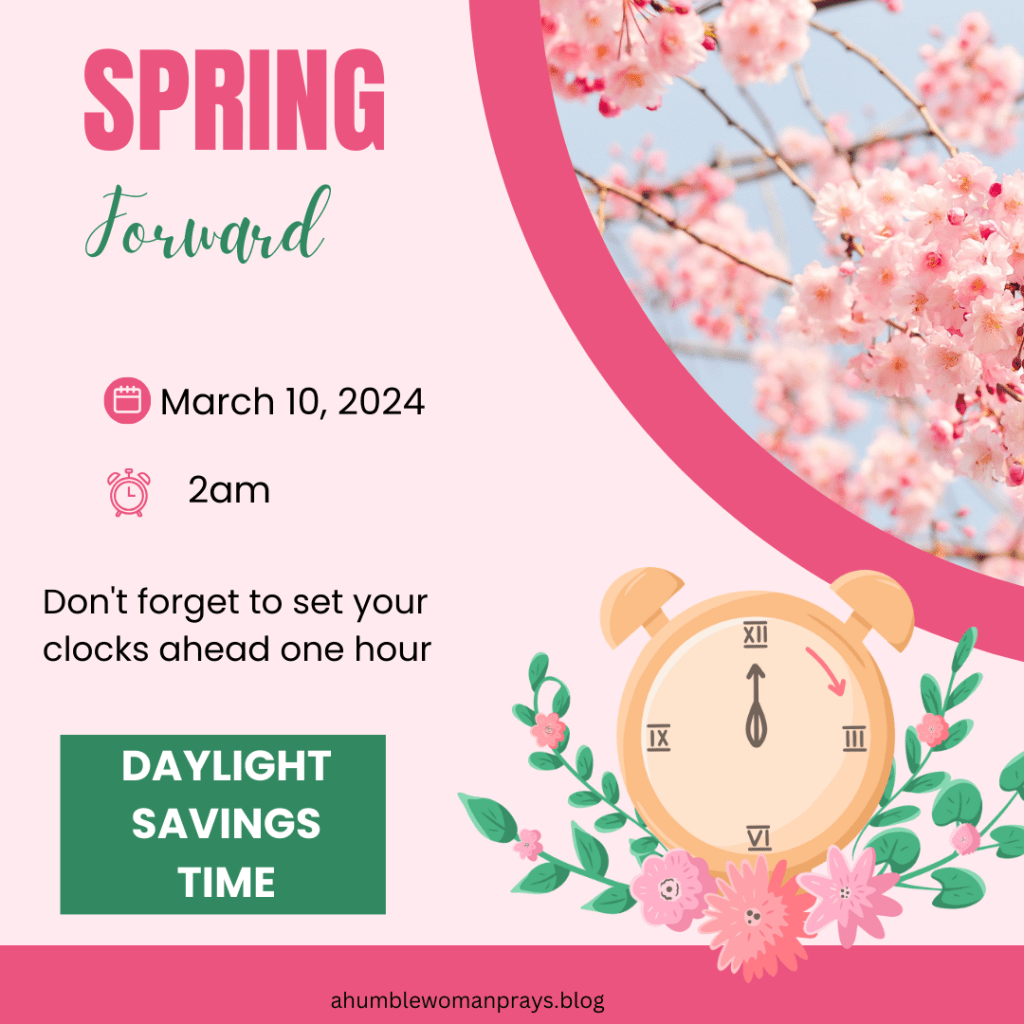 Move your clock forward