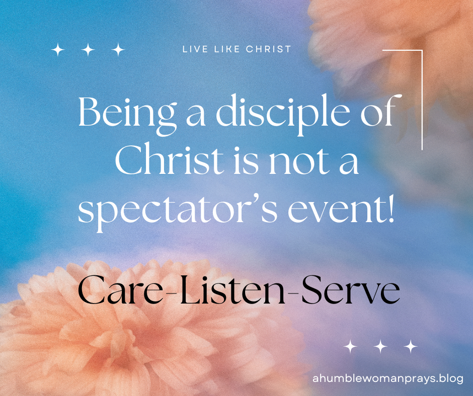 Be a disciple of Christ!