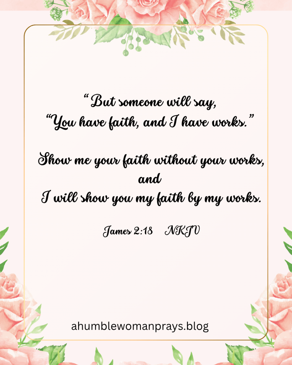 Show Christ in your heart and your actions